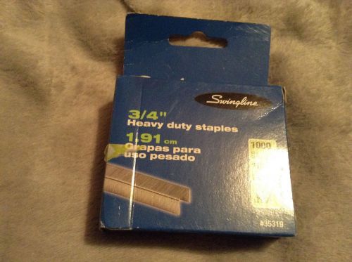 Swingline Heavy-Duty 3/4&#034; Staples - SWI35319 Opened Box