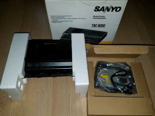 Sanyo TRC8080 Analog Standard Cassette Transcriber w/Microprocessor