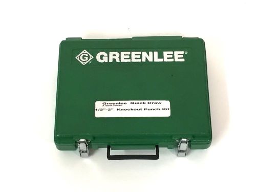 Greenlee Hydraulic Knockout Set