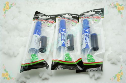 Pilot v board master whiteboard marker wbma-vbm-m 3 pcs / blue for sale