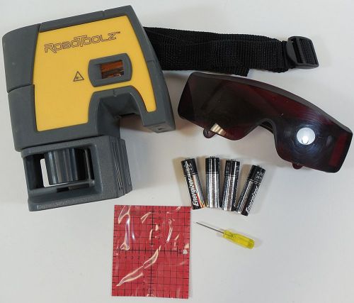 Robotoolz Electronic Self Leveling 5 Beam Level Plumb Laser RT-7610-5