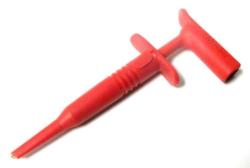 MUELLER 1000 VOLT RED POSITIVE MINIGRABBER W/ FEMALE BANANA JACK