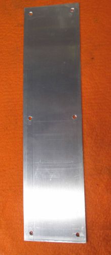 Rockwood 70c 4&#034; x 16&#034; push plate satin stainless steel (630) beveled 4 edges for sale