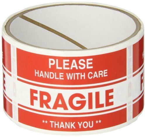 Moving tool tape case fragile thank you label enable to give attention help pack for sale
