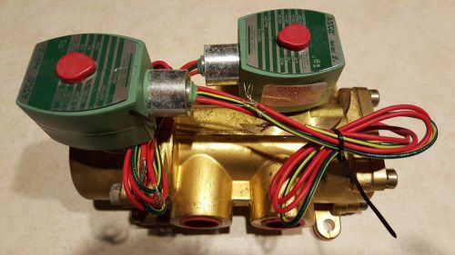 Asco red-hat ii solenoid valve 8344g054 3/4&#034; 120v 4 way for sale