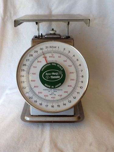 NEW: 32 OZ x 1/4 OZ Accu-Weigh Yamato Mechanical Dial Scale M-24 EUC!