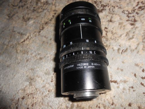 COMPUTAR H6Z0812 ZOOM LENS 8-48MM 1:1.2 L@@K!