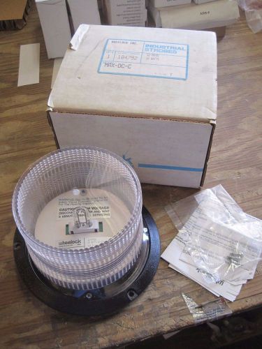 Cooper Wheelock MAX-DC-C 12-90VDC 12W Clear Double Flash MAX Strobe New JS