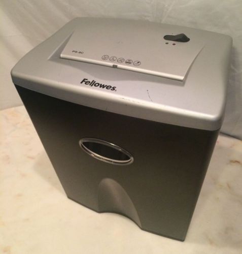 Fellowes PS-8C Cross Cut Paper Shredder with Bin