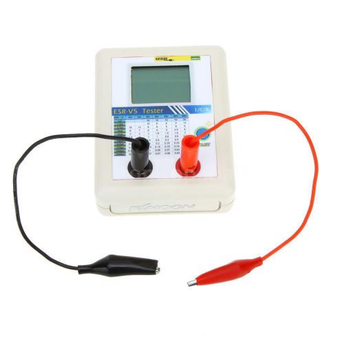 KKMOON ESR-V5 ESR Capacitor Tester LCR Resistance Meter Test in Circuit H5L0