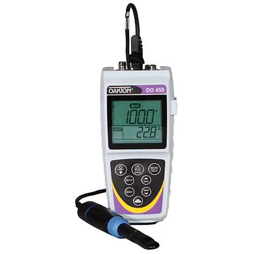 Oakton WD-35640-31 DO 450 Dissolved Oxygen/Temp. Meter &amp; Probe w/NIST