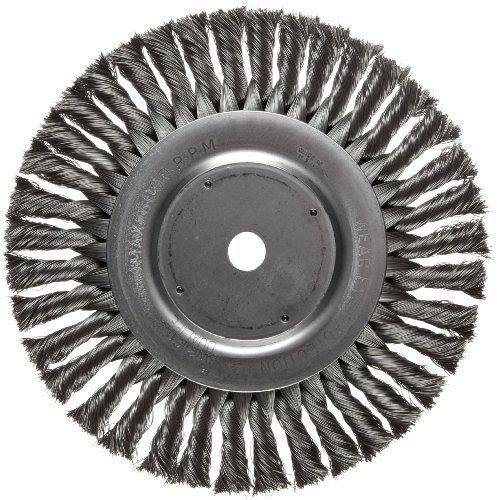 Weiler dualife standard wire wheel brush, round hole, steel, partial twist 8&#034; for sale