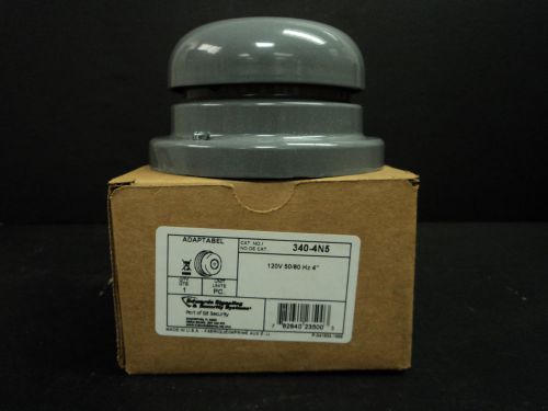 Edwards Signaling 340-4N5 4&#034; Adaptabel 120VAC   NEW in Box