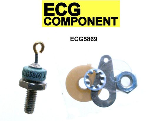 Ecg5869 silicon power rectifier diode 6 amp do4 new ecg 5869 for sale