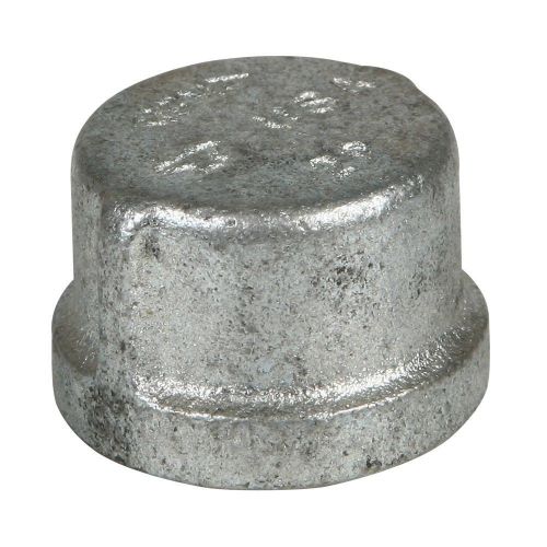 1 1/2 inch galvanized threaded pipe cap (sold in lot - 5 pcs) for sale