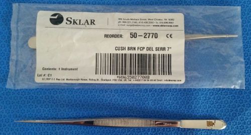 (New) Sklar (50-2770) Cushing Brain Forceps &amp; (Used) Sklar Tissue Forceps