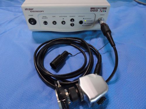 Stryker 988 Camera System w/ head &amp; coupler Laparoscopy Surgical Endoscopy