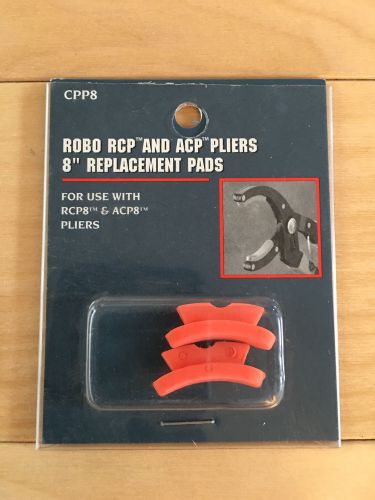 ROBO RCP8 ACP8 PLIERS 8&#034; REPLACEMENT PADS CANNON PLUG AIRCRAFT AVIONICS  QTY 25