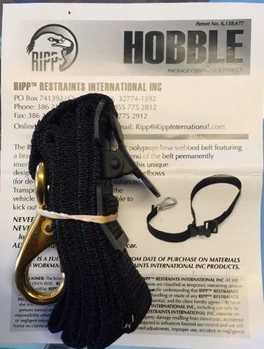 RIPP RESTRAINT HOBBLES WITH BRASS SNAP  NEW IN PACKAGE