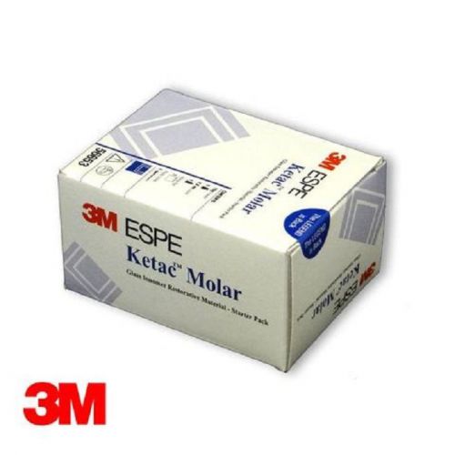 2 x 3m espe ketac molar glass ionomer restrovative material + free shipping for sale