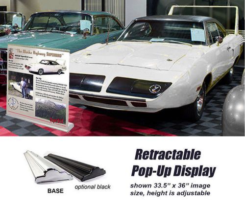 Large &#034;BRAGGING BOARDS&#034; Trade Show, Car Show, Barrett, Mecum Auctions