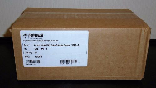 NEW Box 24 Medline MAX-N OxiMax ReNewal Neonatal Pulse Oximeter Sensor Nellcor