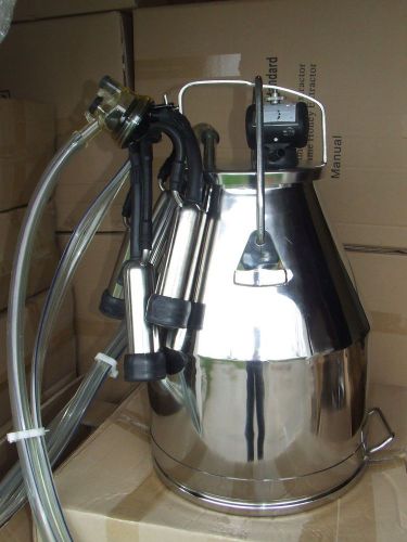 Fresh Cow milking machine 60 lb with Delaval Style Lid