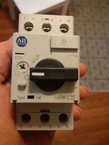 Allen Bradley Motor Protector/ Circ. Breaker 140M-C2E-B25