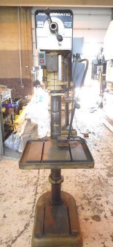 20&#034; swg 1.5hp spdl powermatic 1200 drill press, vari-speed, #3mt, t-slotted tbl for sale