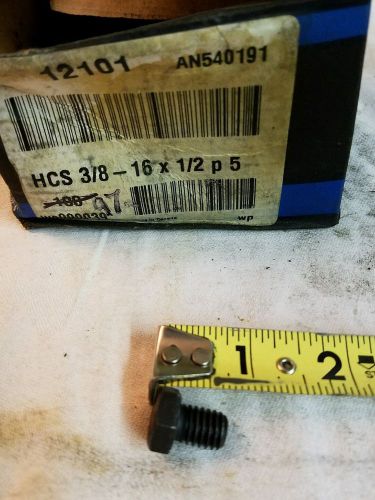 fastenal bolts HCS 3/8 - 16 x 1/2  p 5 count of 97 bolts
