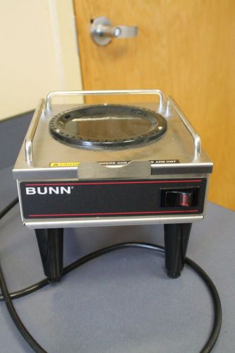 Bunn RWS1 12203 Commercial Single Pot Coffee Warmer Serving Stand Hot Plate