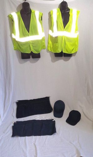Lot of construction automotive manufacturing bike riding gear wear 6 pieces for sale