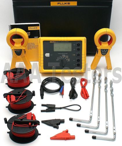 Fluke 1623 Advanced Earth Ground Tester GEO Kit 1623 Kit