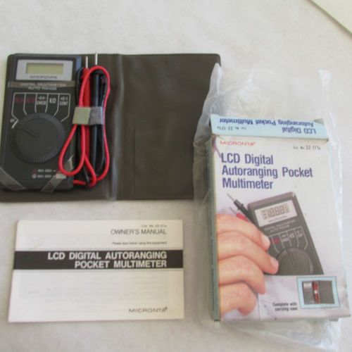 LCD Digital Autoranging Pocket Multimeter