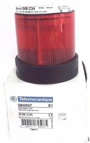 NIB TELEMECANIQUE XVBC34 RED STEADY UNIT XVB C34