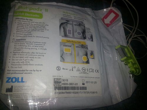 NEW Zoll Stat Padz II Multi Function Adult AED Defibrillation Pads AED Pro Plus