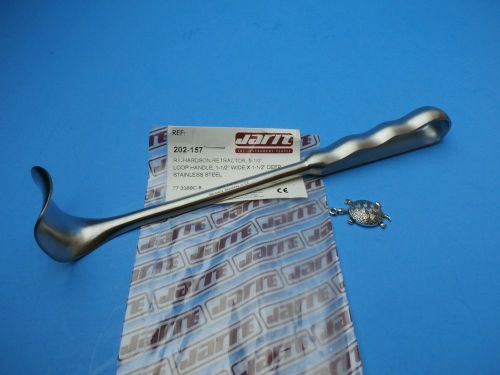 Jarit-Richardson Retractor 9 1/2&#034;,Loop Handle,1-1/2&#034; Wide x 1-1/2&#034;Deep #202-157