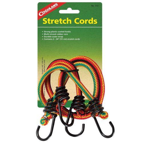 New! coghlans stretch cords 20&#034; package of 2 512 for sale