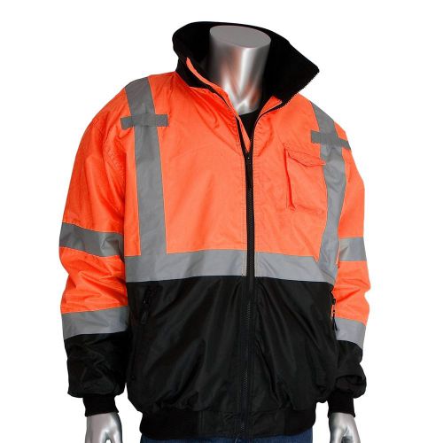 HI-VIS BOMBER JACKETS WITH ZIPOUT FLEECE LINER 333-1766