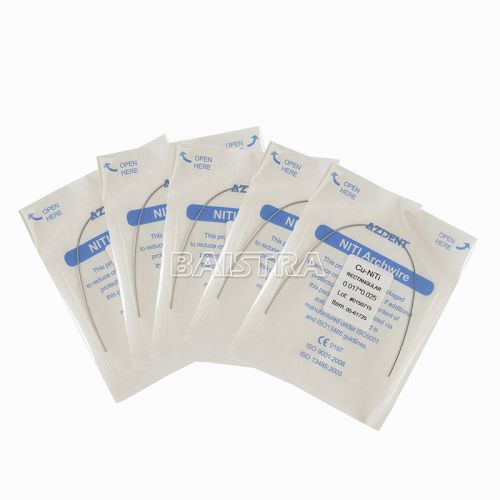 10 packs 0.017*0.025 dental orthodontics copper niti rectangular arch wires for sale