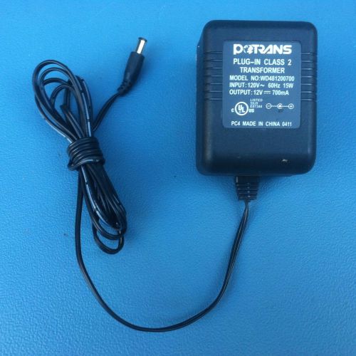 POTRANS  WD481200700 AC/DC adapter Power Supply 12V, 700mA