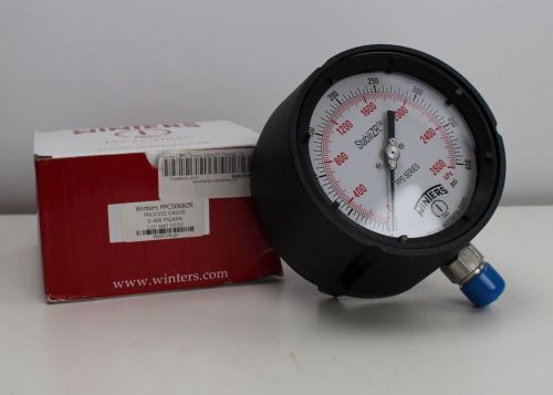 Winters  StabiliZR Phenolic Dual Scale Pressure Gauge PPC5068ZR  NIB