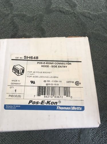 Thomas &amp; Betts Pos-E-Kon Side Lock Lever Side Entry Hood 1&#034; NPT SH648 New In Box