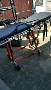 Ferno ProFLEXX 93-P Ambulance Stretcher Cot EMS EMT w/ Black Mattress