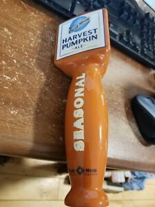 10&#034; Blue Moon Harvest Pumpkin Ale Tap Handle