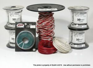 LOT 4 NEW SOUTHWIRETHHN 14 STR 50&#039; MACHINE TOOL WIRE + MODEL RAILROAD LAYOUT+