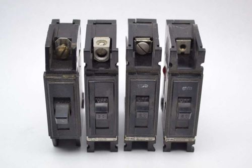 Lot 4 westinghouse mix qc1020 qc1030 20a 30a amp 1p pole circuit breaker b417684 for sale