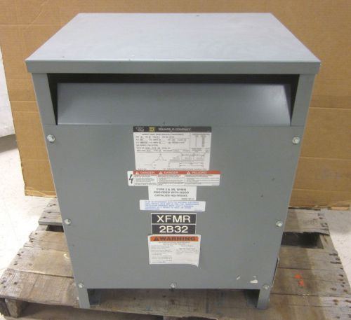 Square d 30 kva 3-ph pri:480 sec:208y/120 transformer 30kva 30t3h for sale