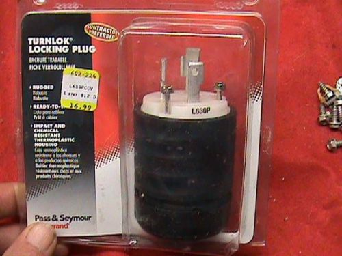 Pass &amp; Seymore Turnlok Locking Plug L630-PCCV3 30 Amp  250VAC