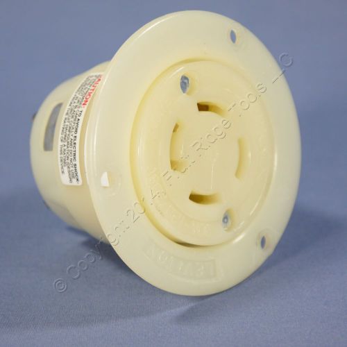 Leviton non-nema locking flanged outlet twist lock 30a 120/208v 3?y bulk 3435-c for sale